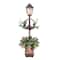 6 Pack: 4ft. Lighted Christmas Lamp Post Decoration